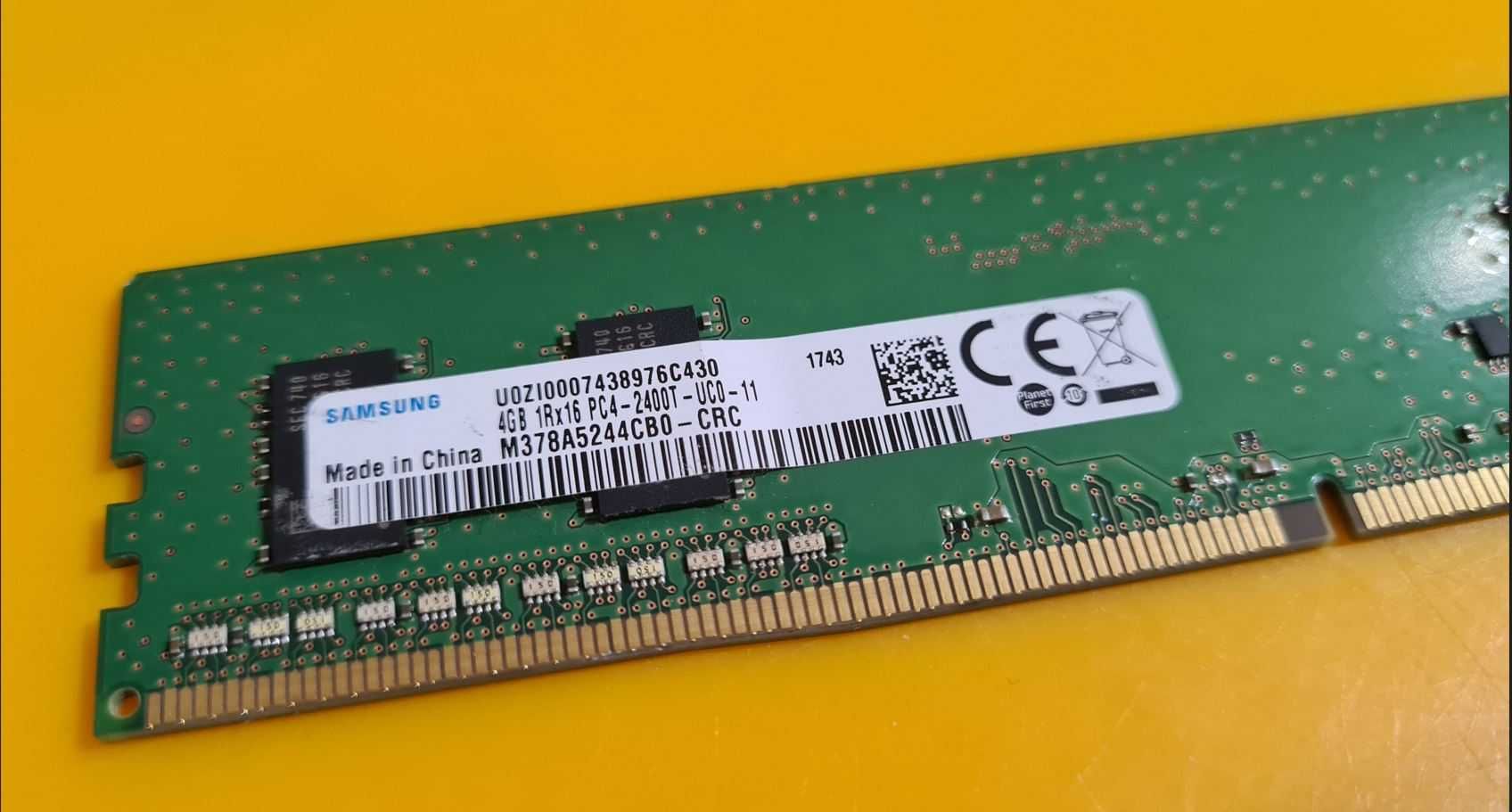 4GB DDR4 Desktop Samsung,1x4GB,2400Mhz,CL17