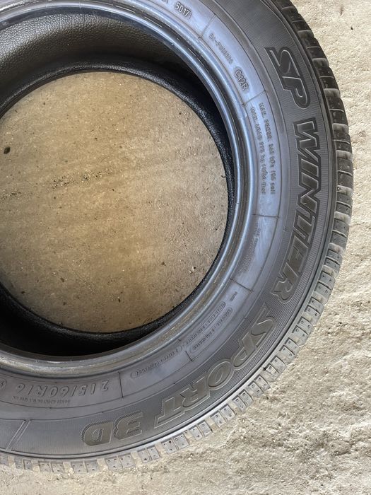 215/60R16 Dunlop SP WINTER SPORT 3D 7.80mm