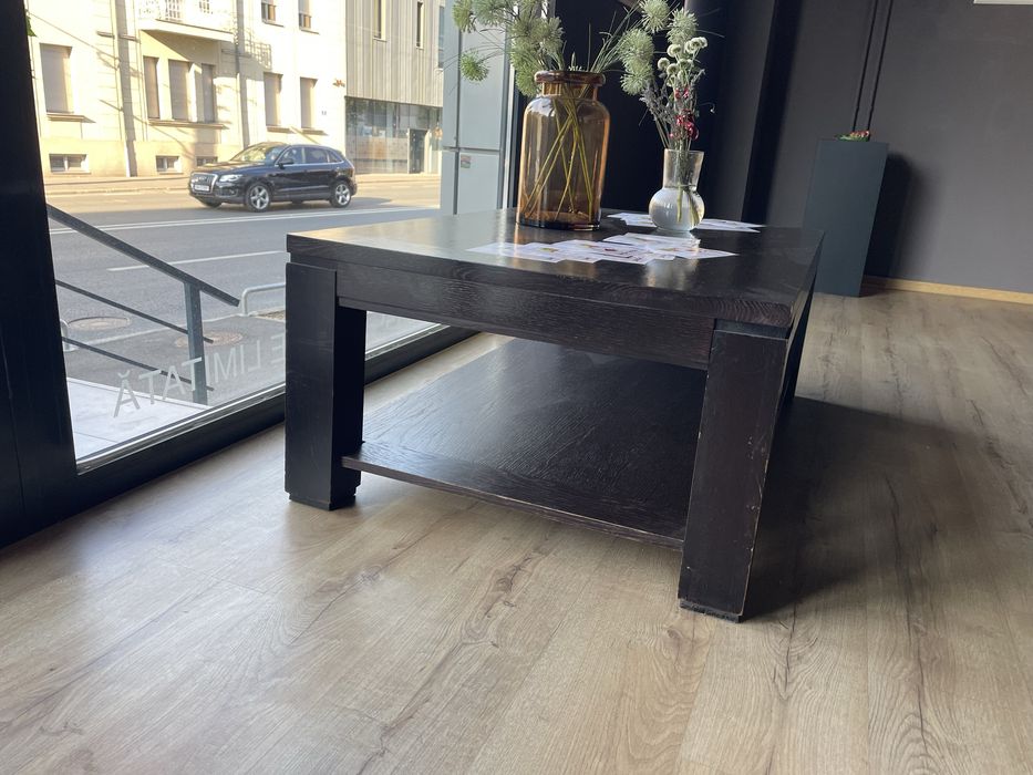 Birou Masa lemn Masiv Stejar Oak Wenge