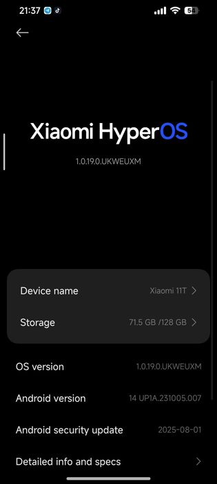 Xiaomi 11T flagman,karobka dokument