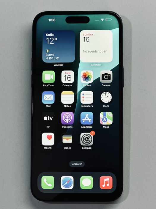 iPhone 15 ProMax Black 90% battery