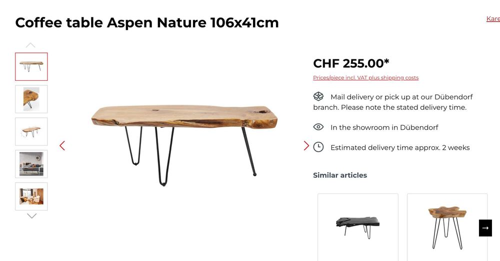 Masa Cafea Lemn Solid Salcam Picioare Pin Fier Scandinav Rustic Noua!