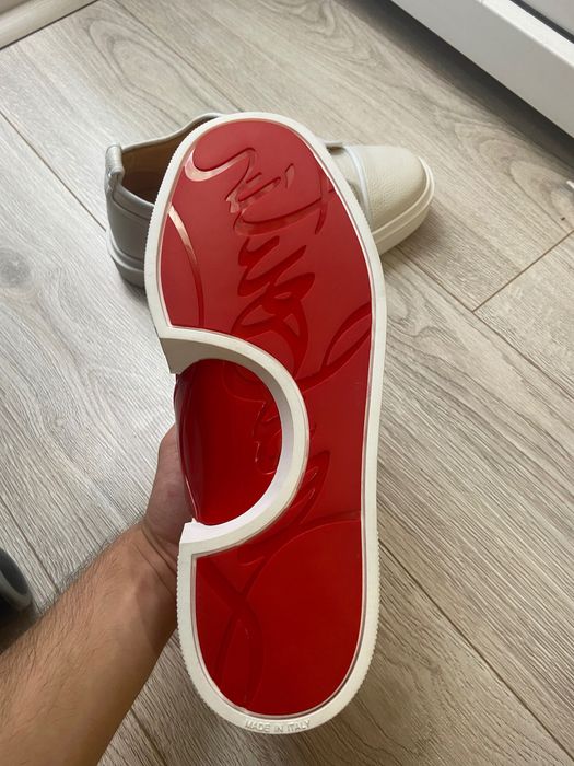 Christian Louboutin Adolescenza Sneakers Alb