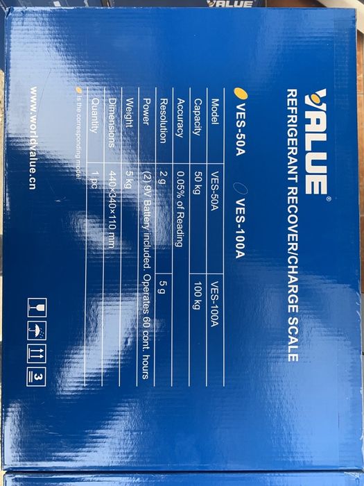 Cantar value ves-100a 100kg freon electronic frigotehnie nou