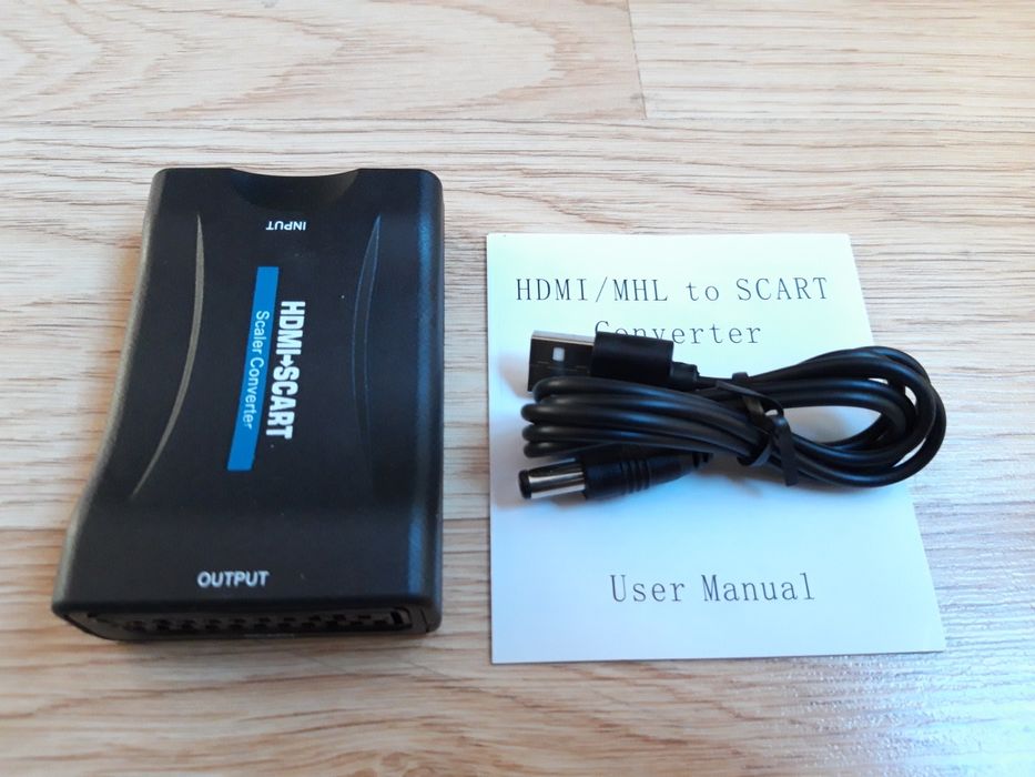 Конвертор HDMI към Scart / HDMI to SCART / SCART to HDMI