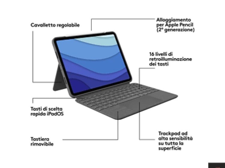 Husa cu Tastatură Logitech iPad Pro 11 inch