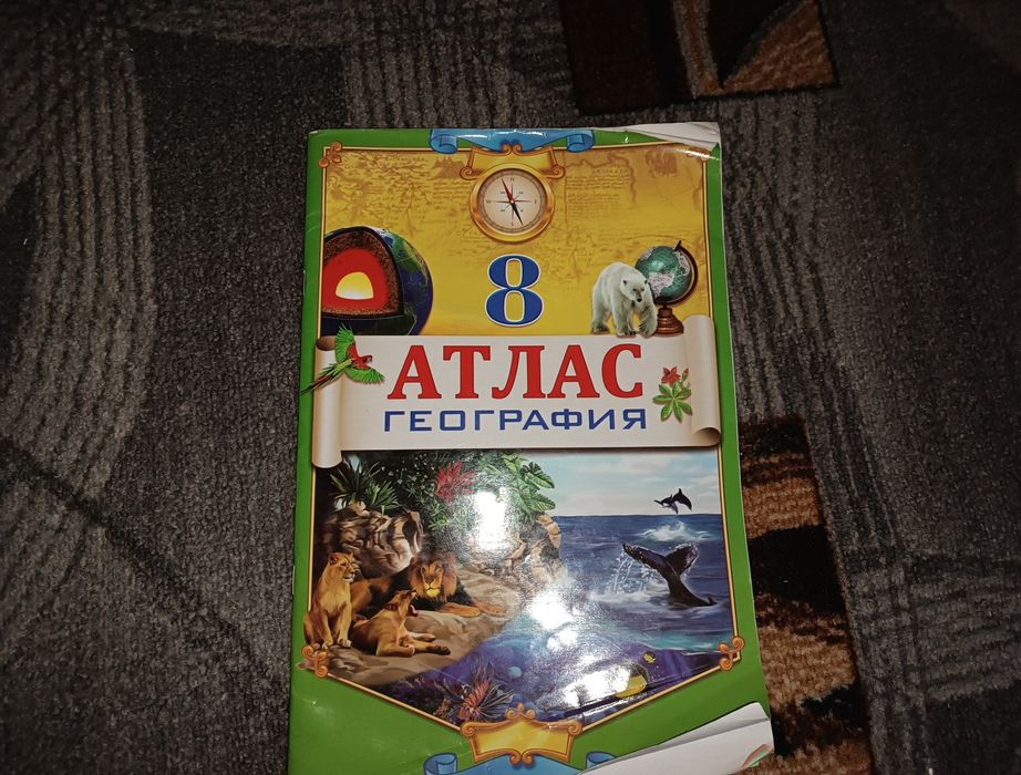 Физическая карта мира география 8 класс