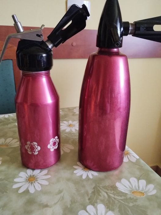 Set sifon apa și frișcă cu patron