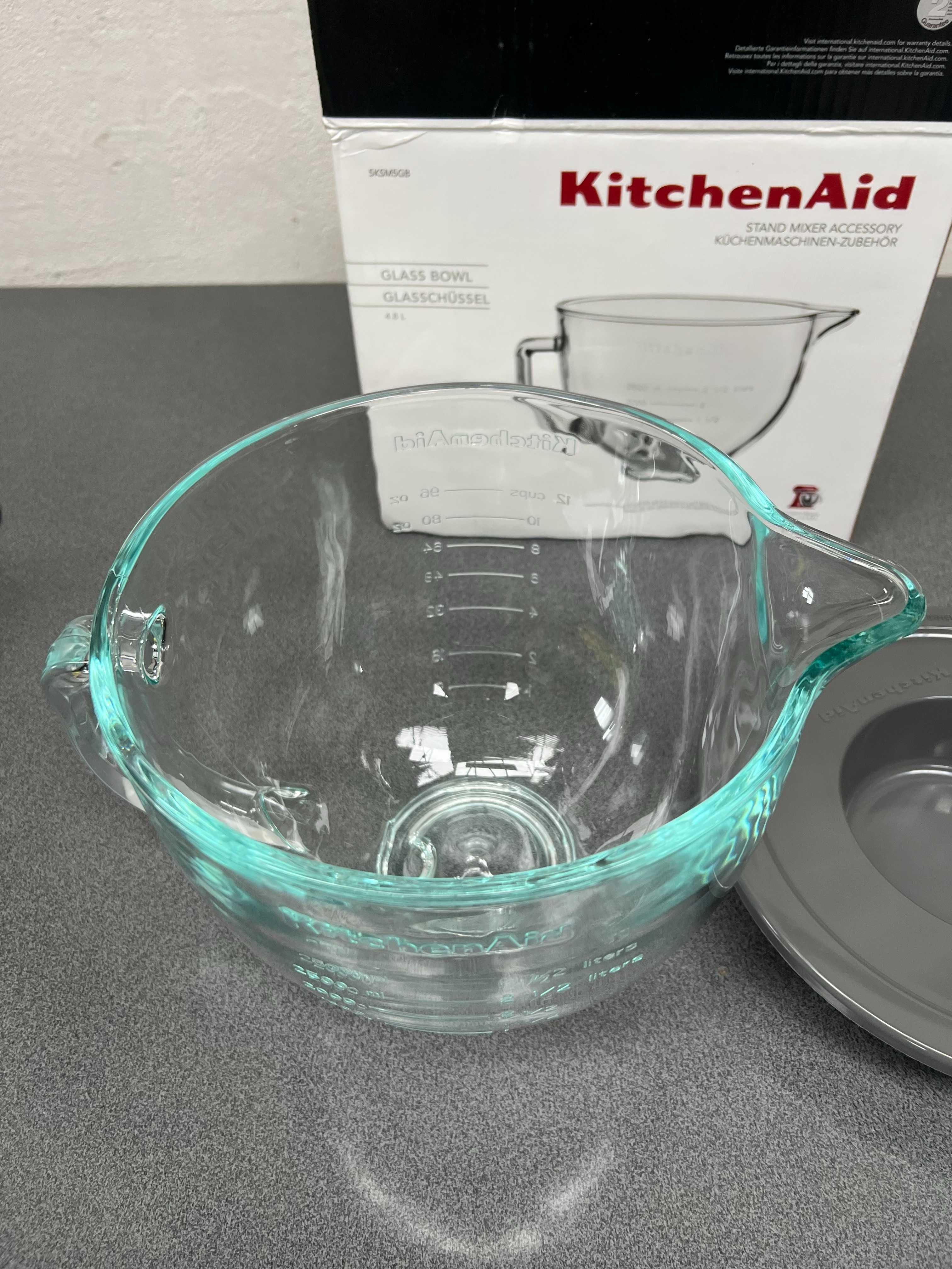 Купа за настолен миксер KitchenAid 5KSM5GB , 4,83л , стъкло