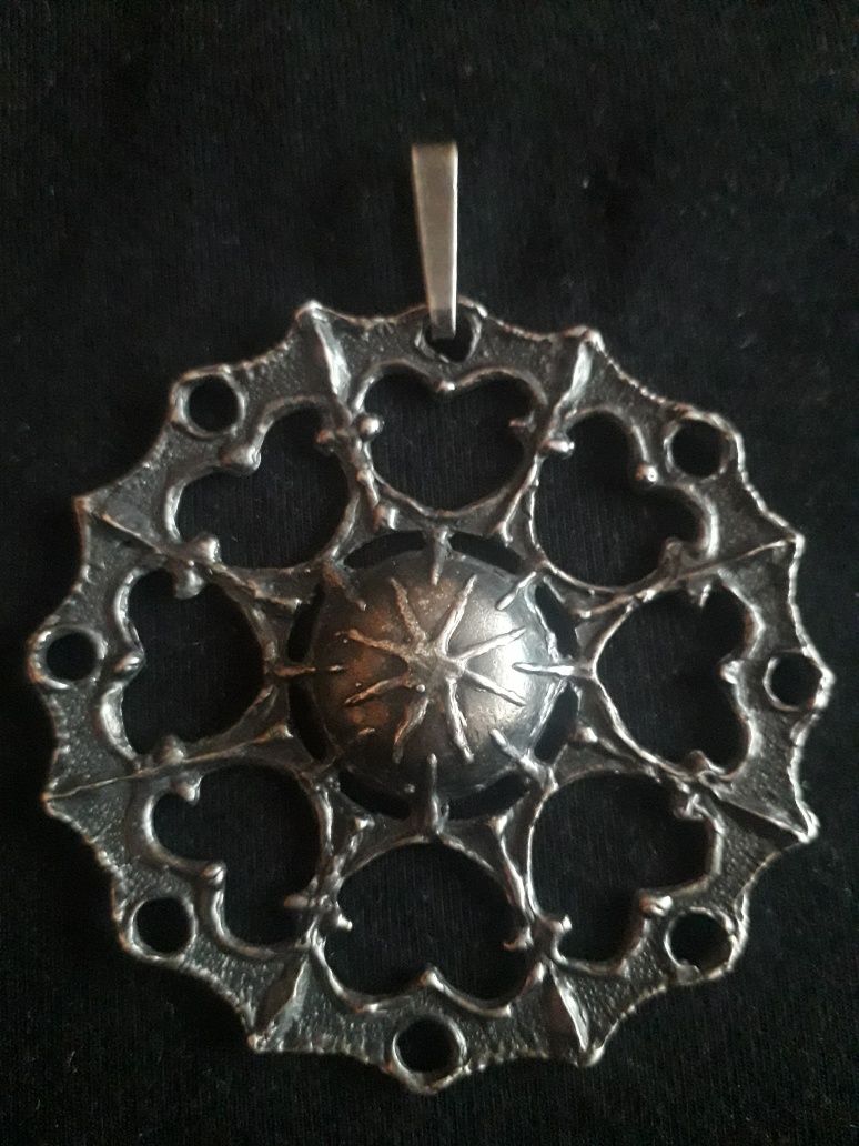 Medalion vechi din argint 835