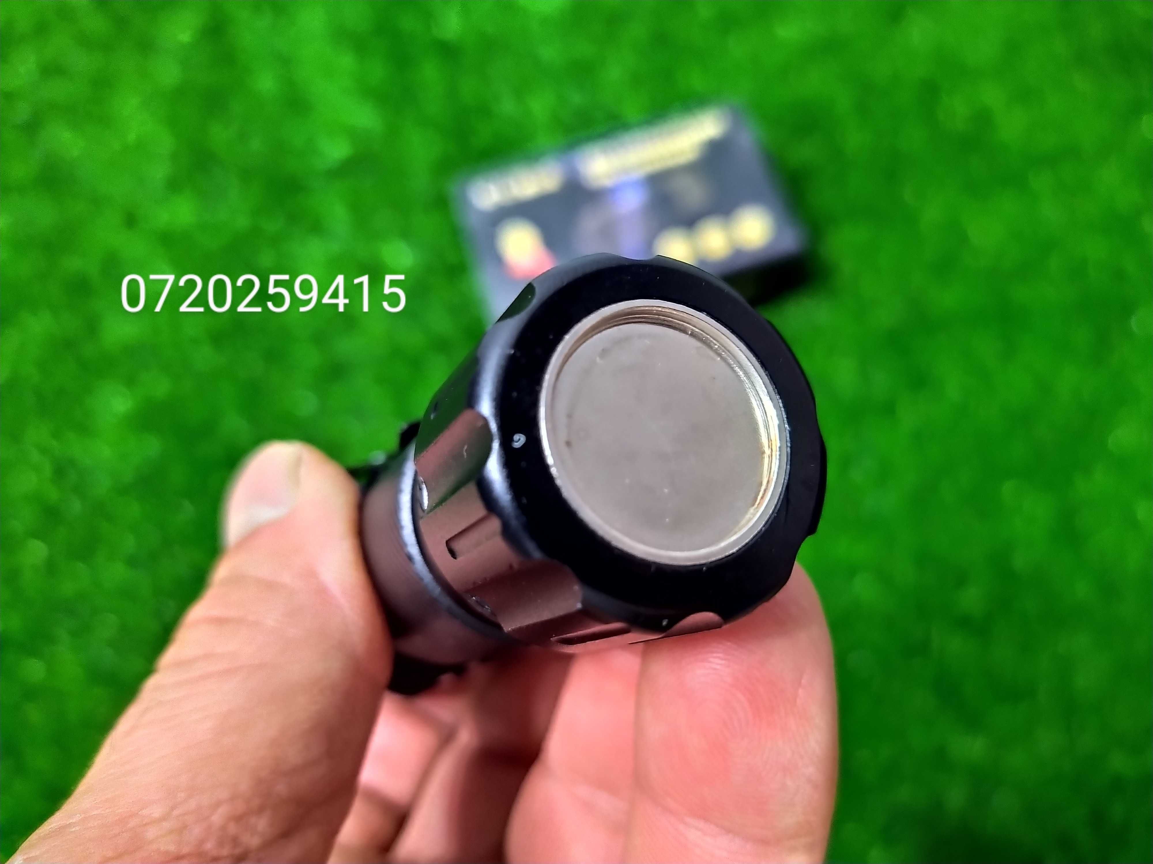 Mini lanternă COBA cu 3 LED-uri 3*P35, USB-C, lanternă puternică