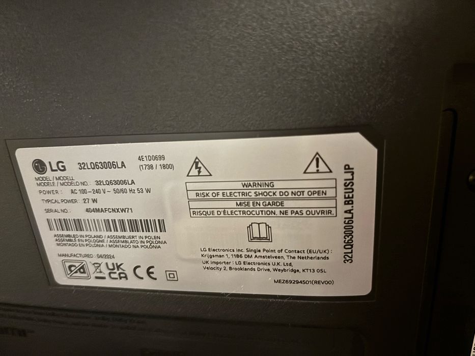 TV smart Led LG diagonala 80 cm