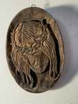 Icoană Iisus Hristos având Cununa de Spini – sculptată manual
