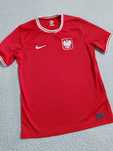 Tricou fotbal copii Polonia Nike 158-170 cm