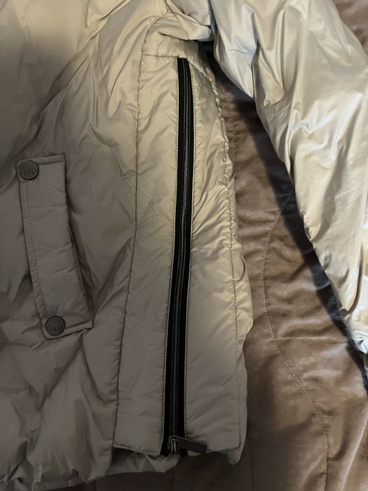 Дамско сиво яке с цип