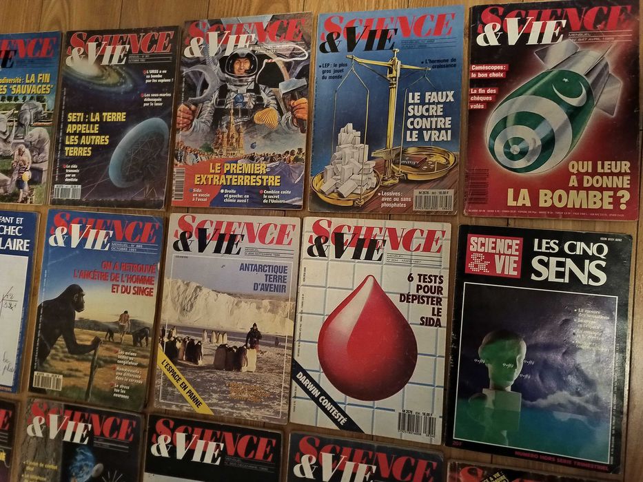 Colectie 21 reviste SCIENCE & VIE anii 1986-'88 ,lb franceza/colecție