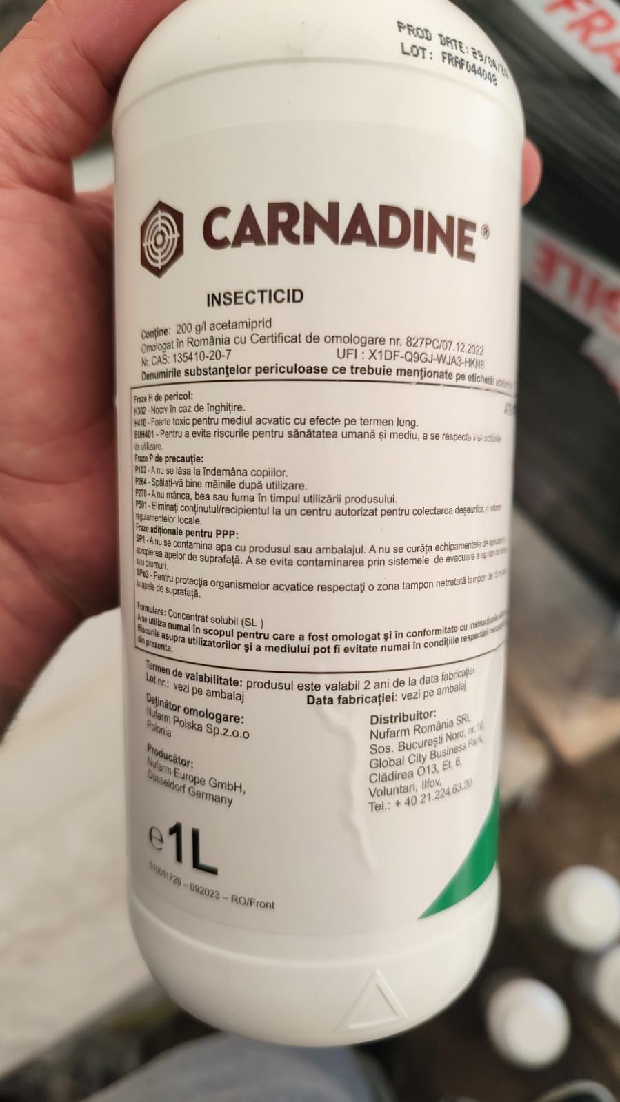 Vând insecticid răpit cartofi etc