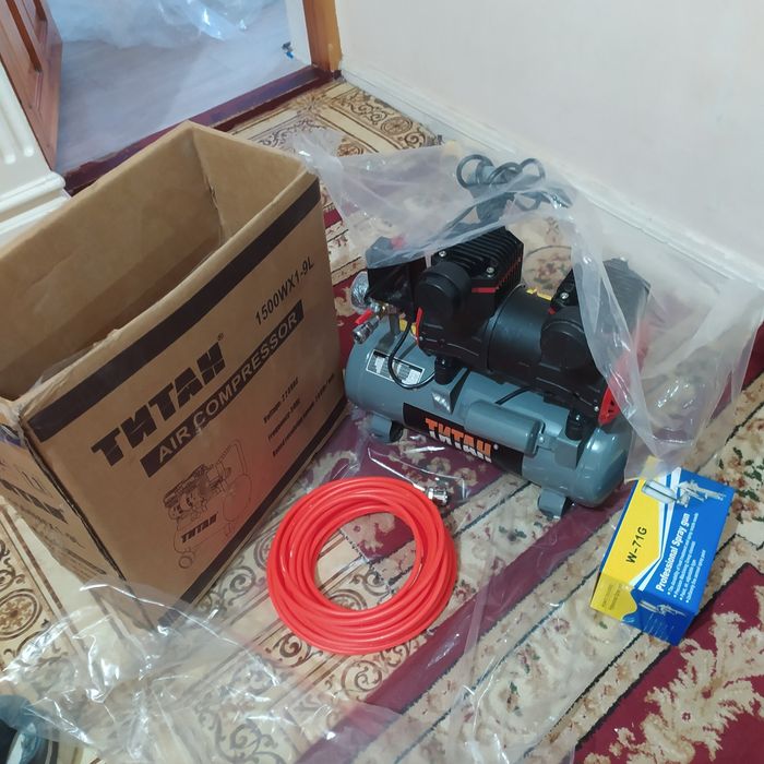 Компрессор 9 литрлик  Удобно 1 миллион ками бор