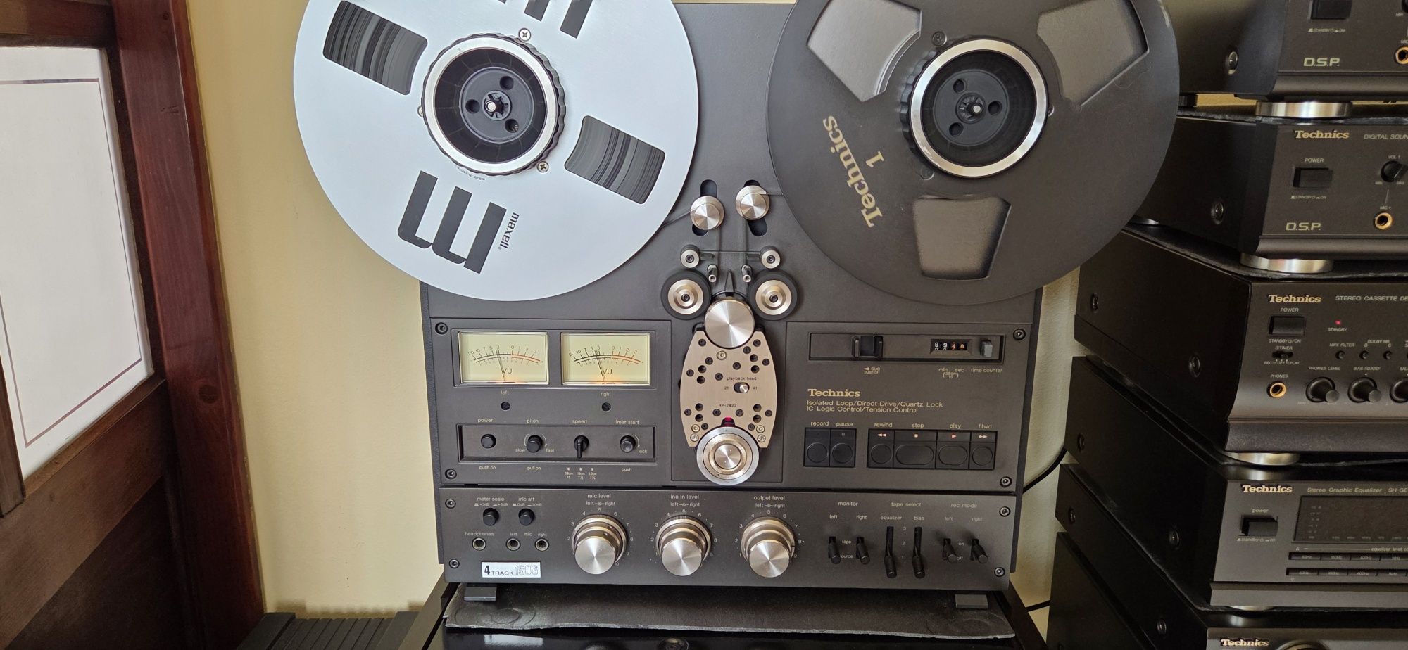Magnetofon Technics rs 1506 4 track  in stare ff buna.