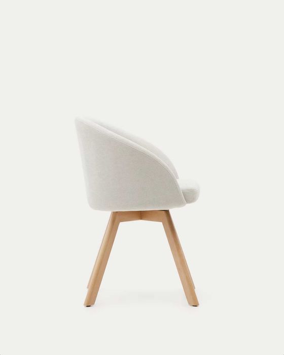 Scaun rotativ bej Marvin Kave Home