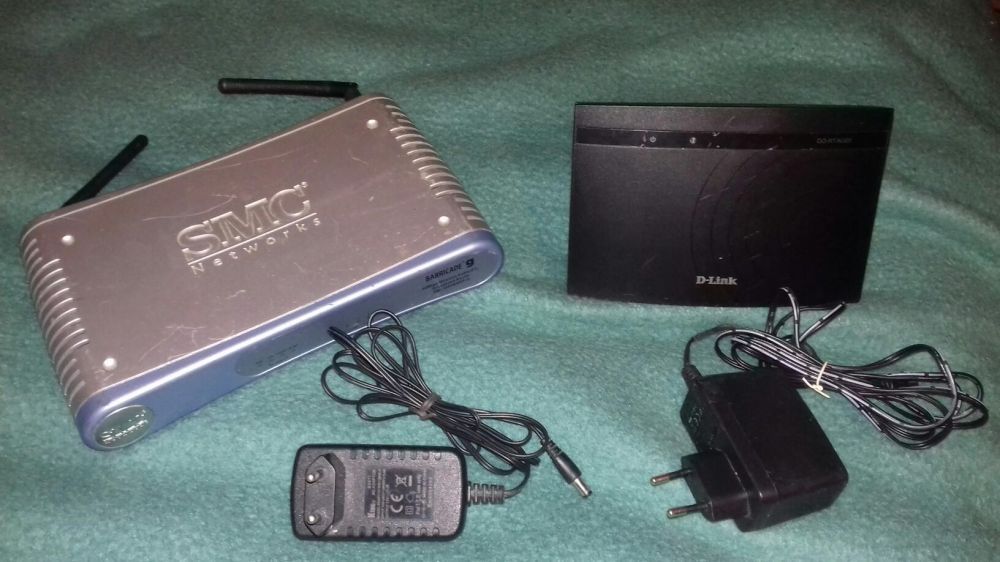 Routere-Antena Wirelles;SMSC 2804WBRP-G,D-Link GO-RT-N300,TP LINKTL-WR