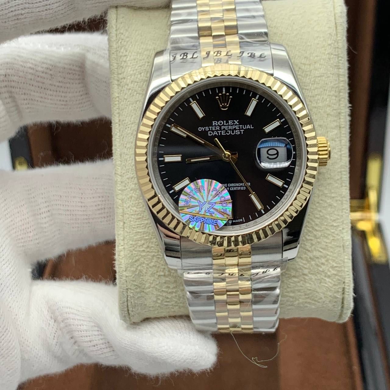 Rolex Datejust Silver Gold Jubilee Lady 36mm Collection