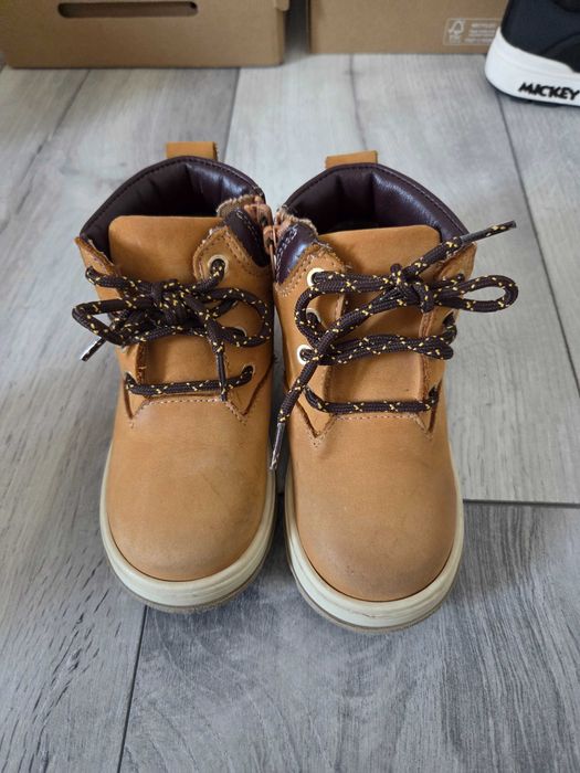 Ghete Zara din piele masura 23 unisex²