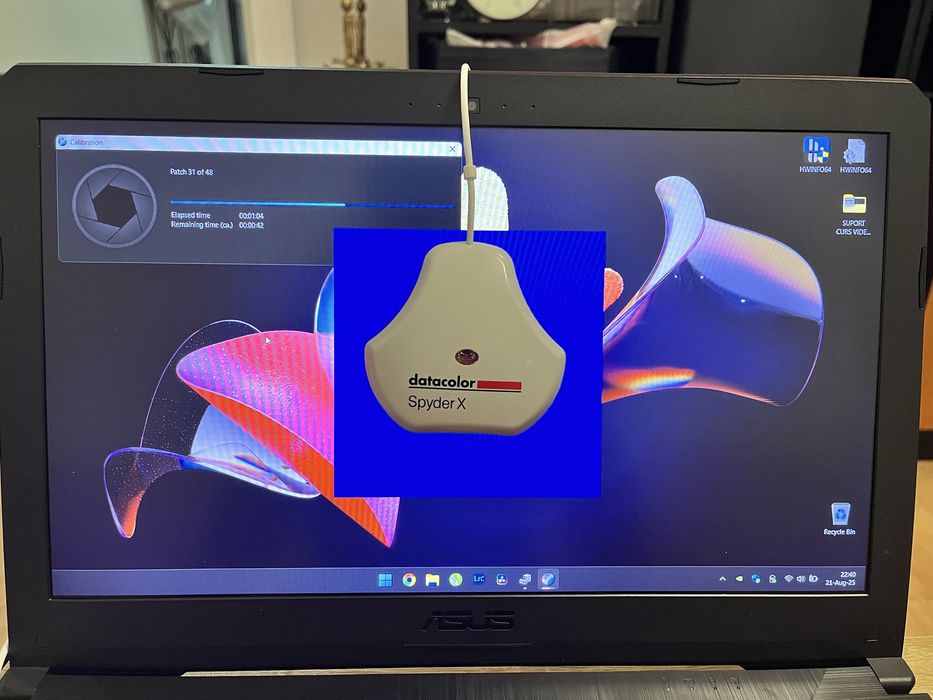 Calibrare monitor - DisplayCal/DatacolorSpyderX PRO