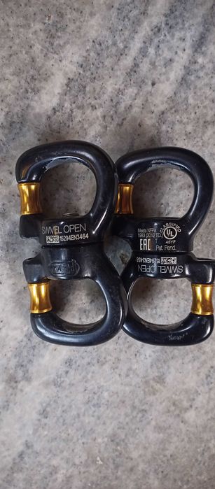 Вирбел– PETZL OPEN AERIAL SWIVEL, за Въздушна Акробатика и Алпинизъм