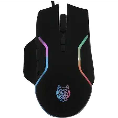 Нова геймърска мишка Gaming A+ KuaFu 7200 DPI, Black, RGB