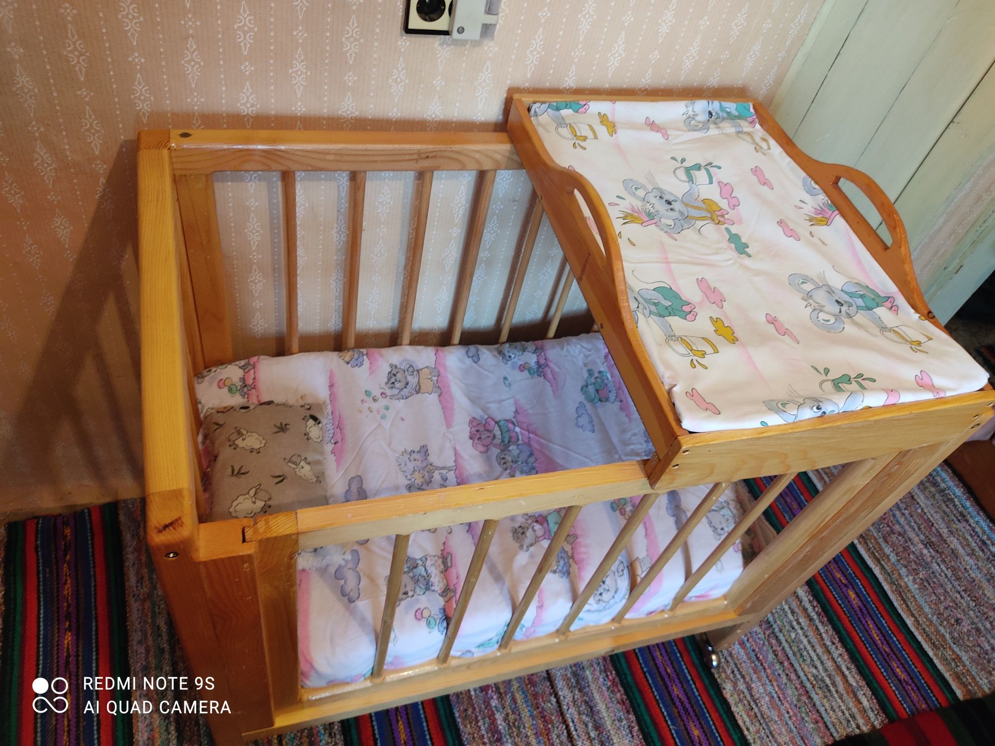 Кошарка от масив, леко и удобно легло за всяко бебе промоционална цена