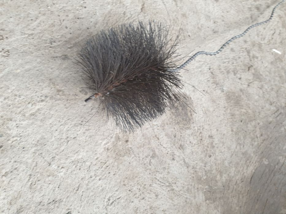 Perie cu sarma de curățat coșul de 2 m.