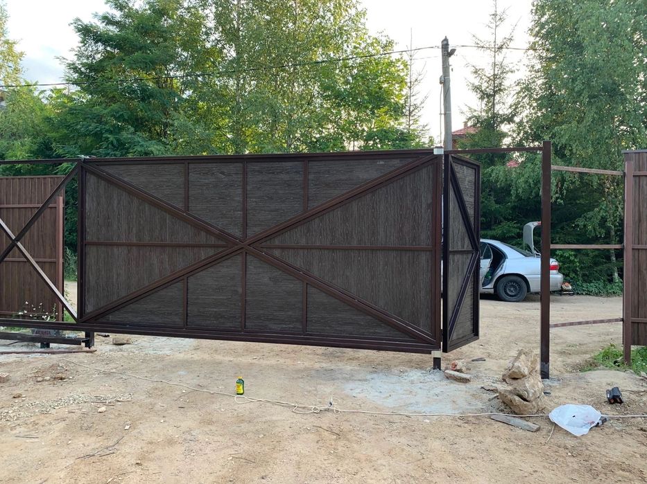 Ворота навес автоматика