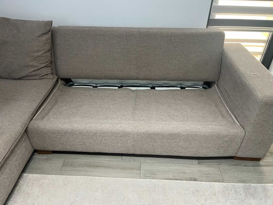 Coltar extensibil stofa rezistenta cu 3 locuri, Monte Carlo, 285x162