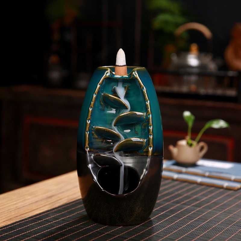 Arzător tamaie conuri cu arome pt meditație relaxare Yoga Ornament Zen