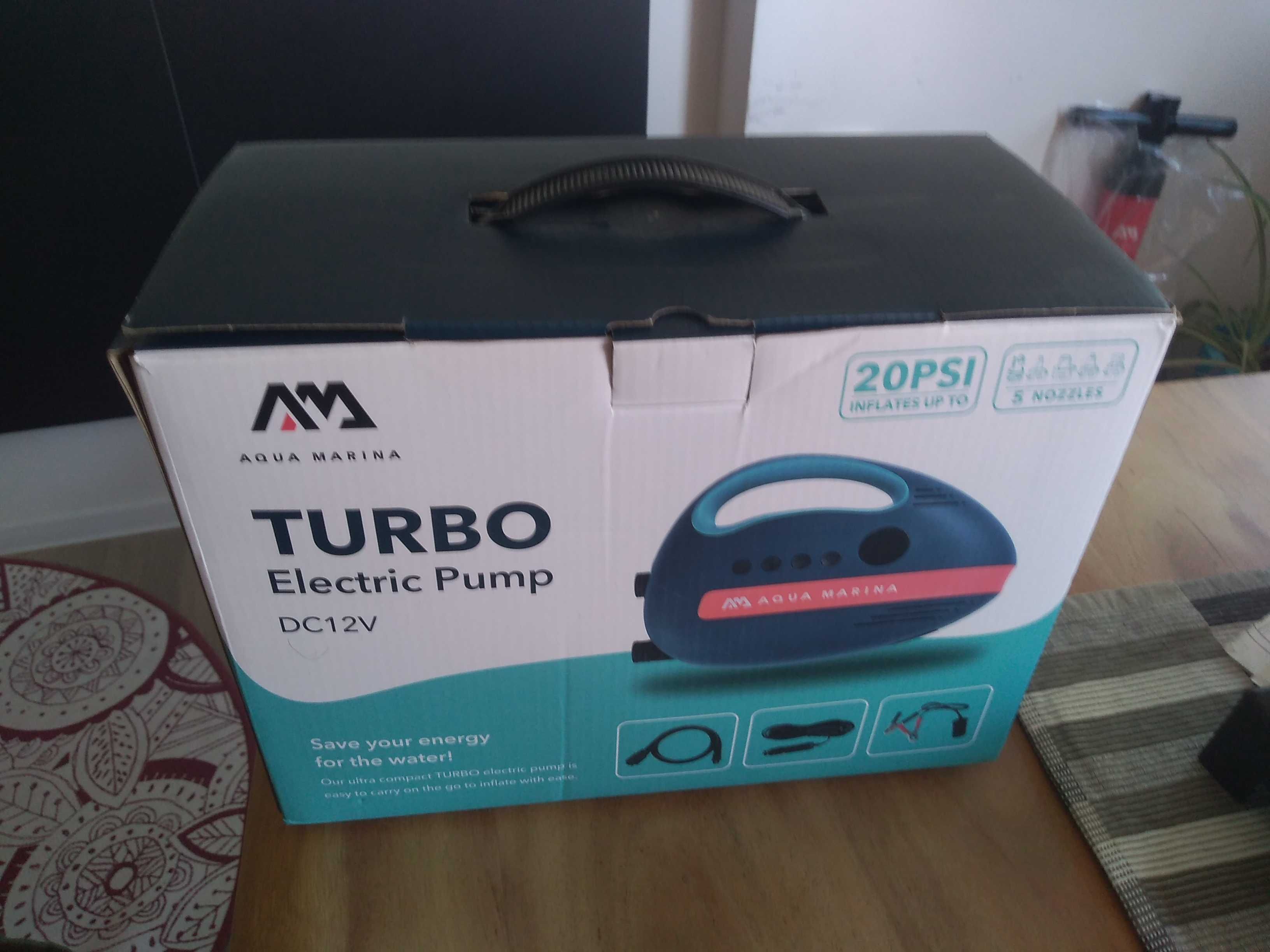 Електрическа помпа за SUP борд, кану каяк Aqua Marina Turbo 12V