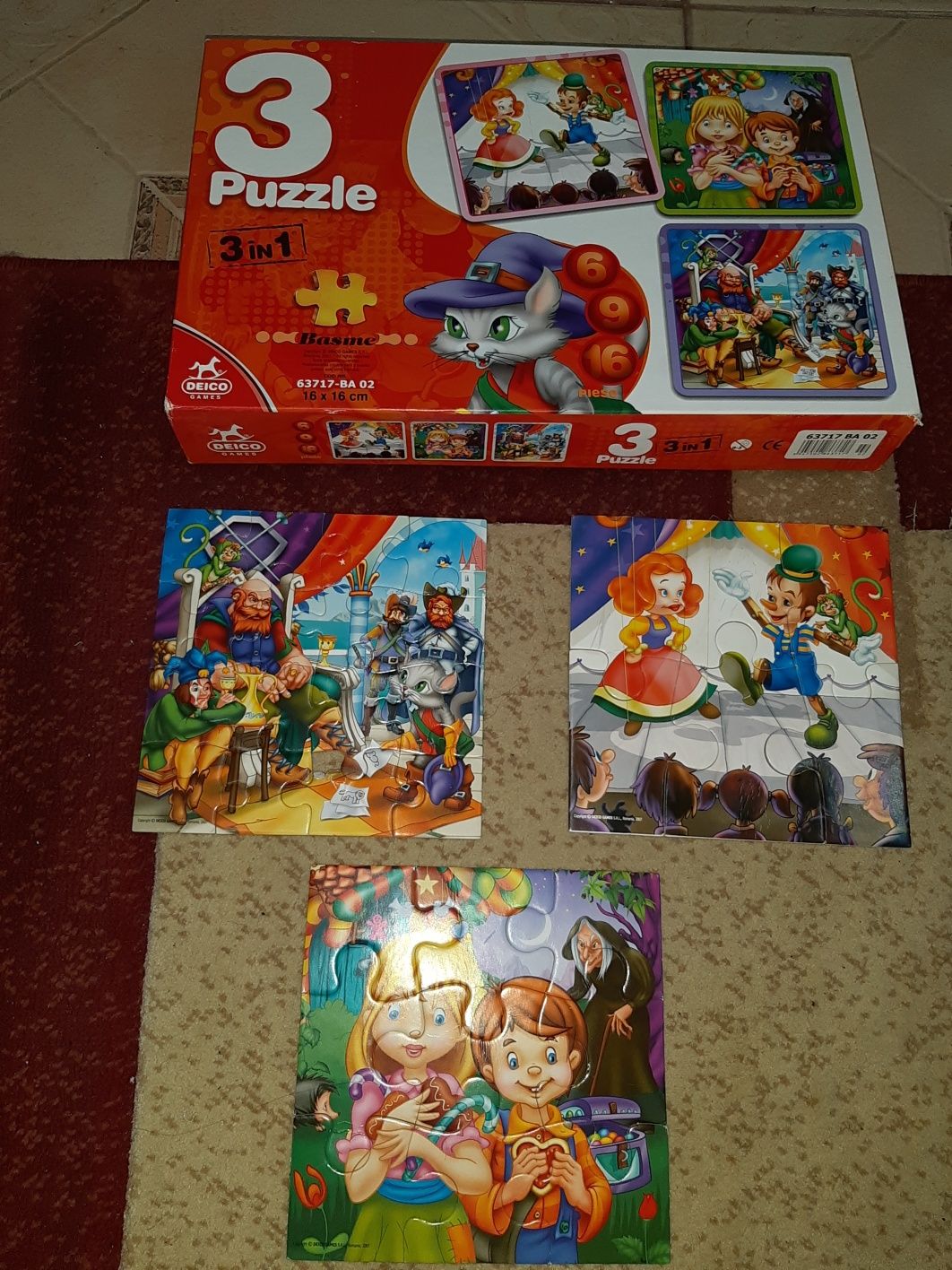 Vând  puzzle  copii