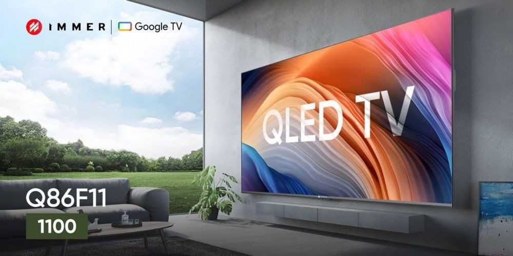 86 diogonal Телевизор Immer Q86F11 4K UHD Google TV