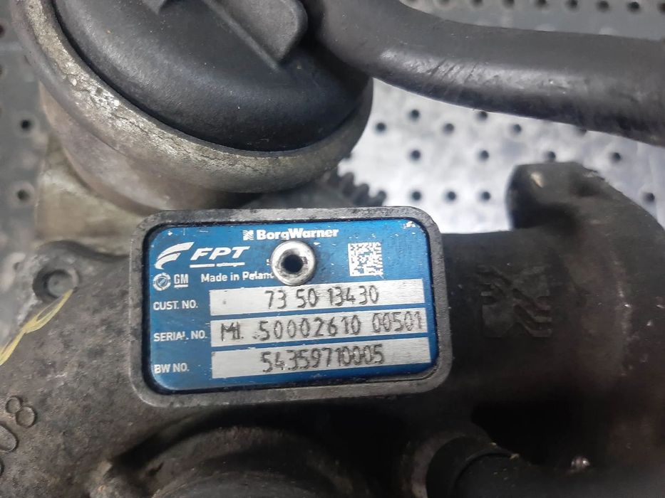 turbina 1.3 d ford ka  lancia ypsilon 843 fiat idea qubo doblo fiorino grande punto panda 54359710005