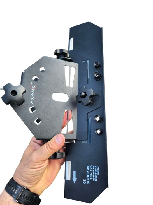 Слайдер приставка за ъглошлайф за рязане под ъгъл 45°