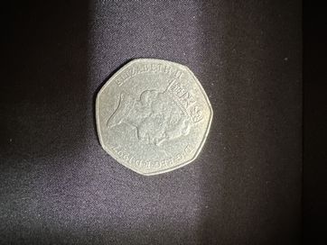 Монета от 50 пенса 1997г