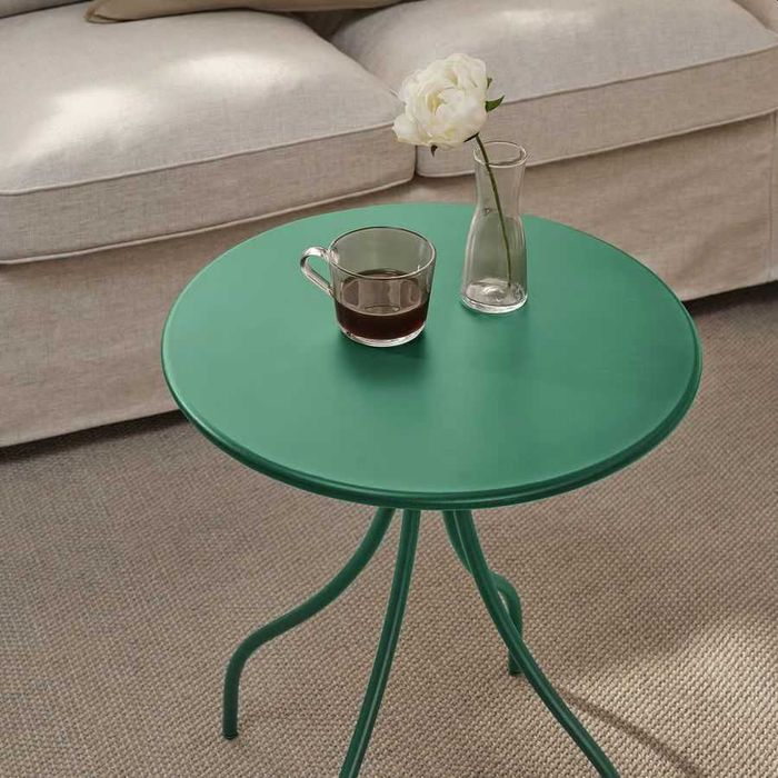 TÅNEBRO Ikea Măsuță cafea, int/ext/verde închis, 46 cm NOUA