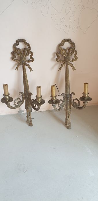 Accesorii decorațiuni înfrumusețare set bronz dore Franța 1930