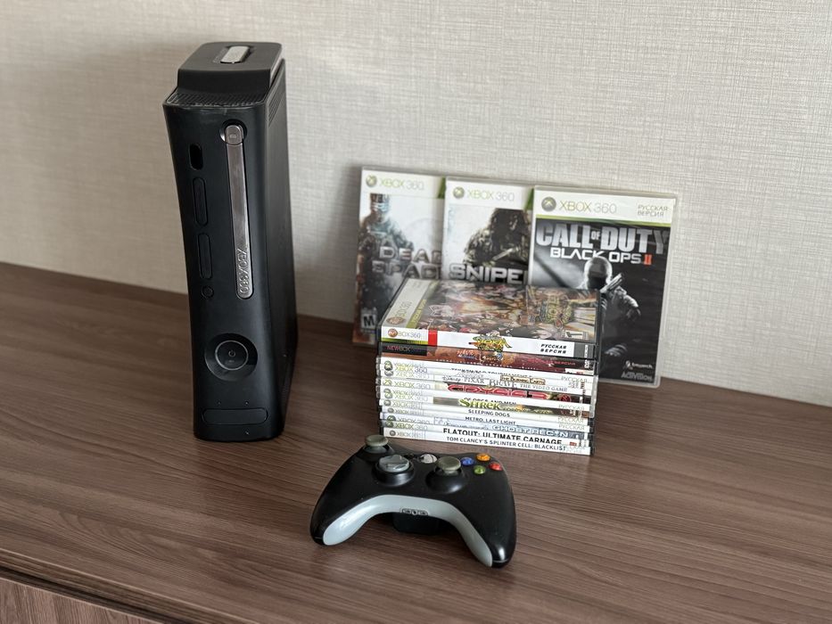 Прошитый XBOX 360 + 16 дисков