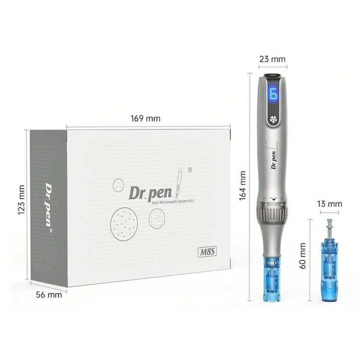 Нова тествана козметична писалка Dr. пен M8S с 14 патрона, безжична...