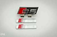 Set Embleme Audi A5/S5-line grila/aripi s-line