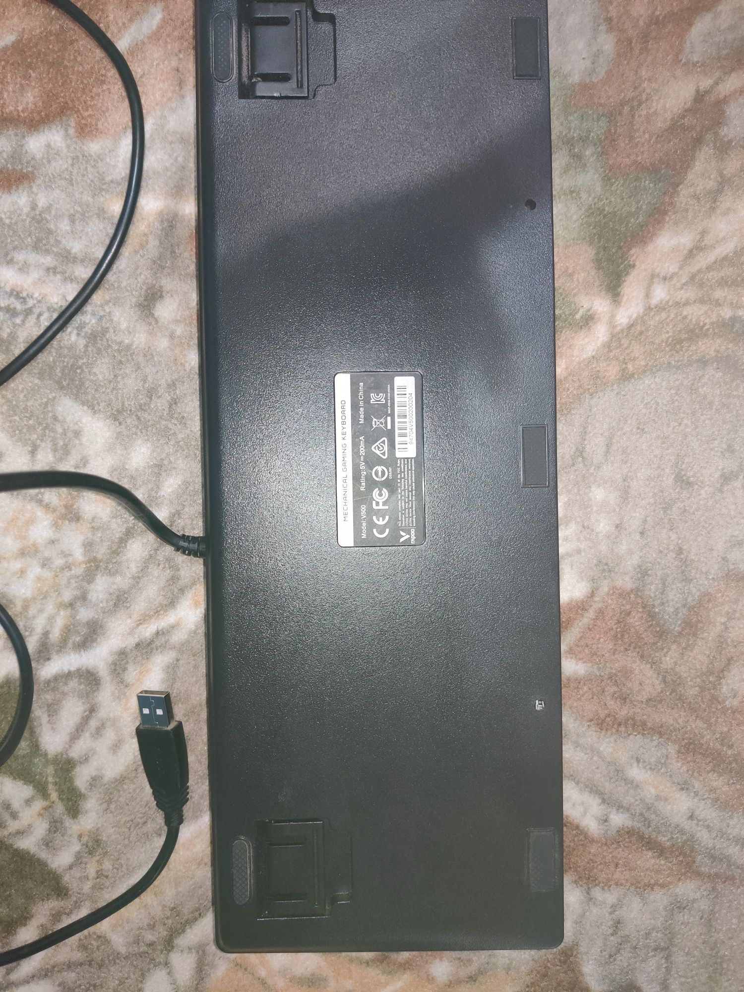Клавиатура rapoo v500 blue switch