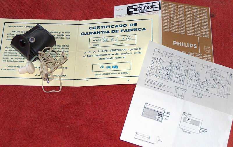 Philips 90 RL 116 (1975) - radio portabil de colecţie !