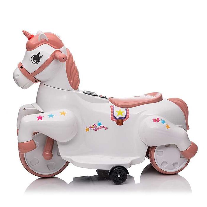 Tricicleta electrica pentru copii, Kinderauto Poney 40W 6V Pink Pal