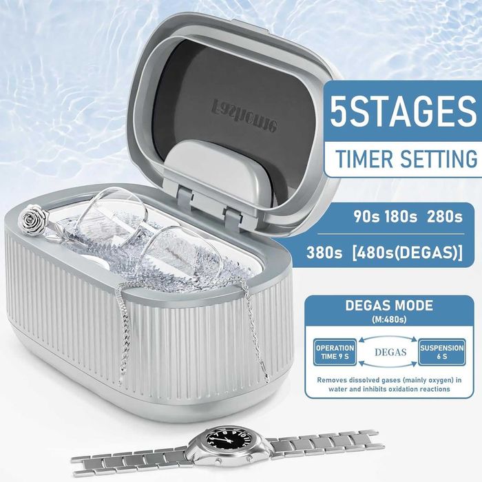 Fashome aparat de curatat cu ultrasunete 45000Hz, 550ml, LED